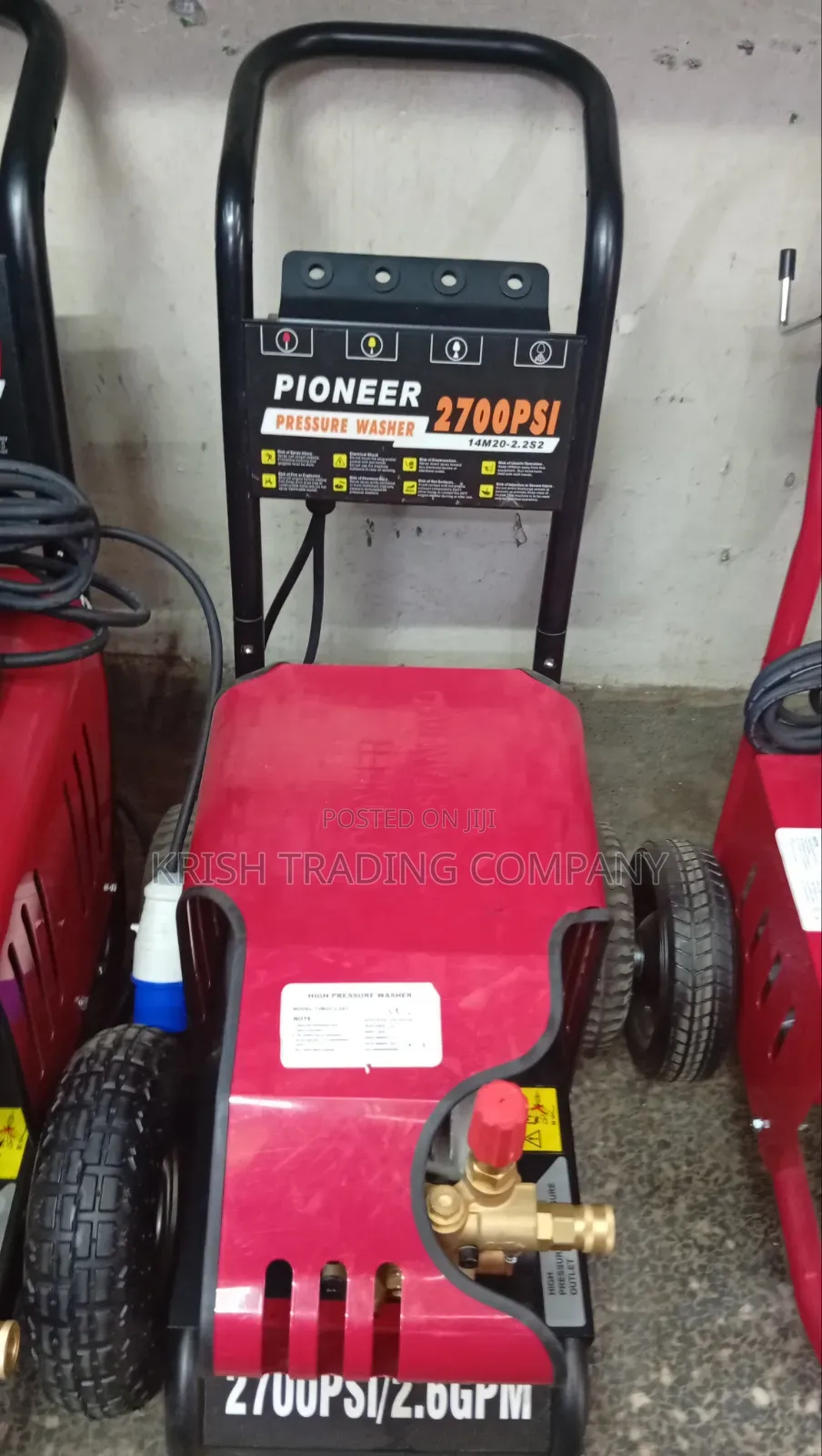 Pioneer 3hp Car Wash Machine | High Pressure Car Washer