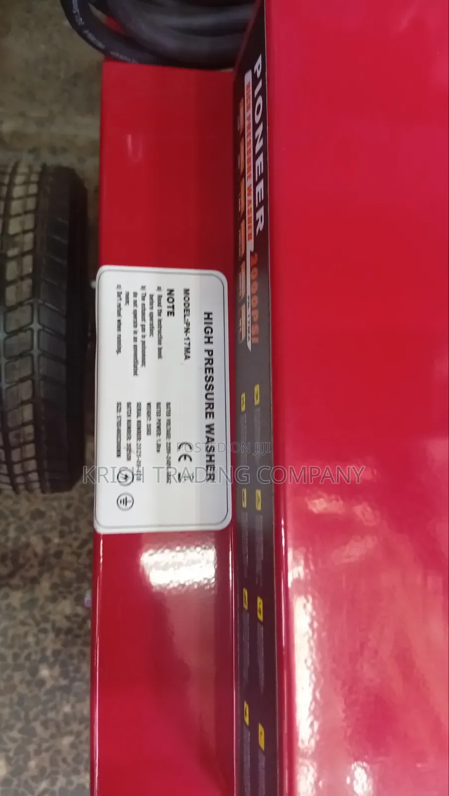Pioneer 17ma High Pressure Water Pump | Heavy Duty Car Wash Machine