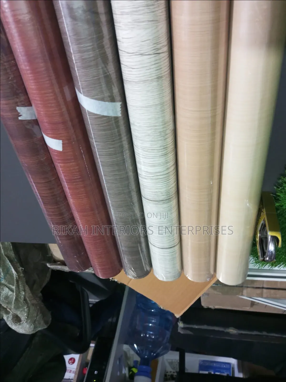 Wood Effect Contact Papers for Covering Up Old Tables and Surfaces
