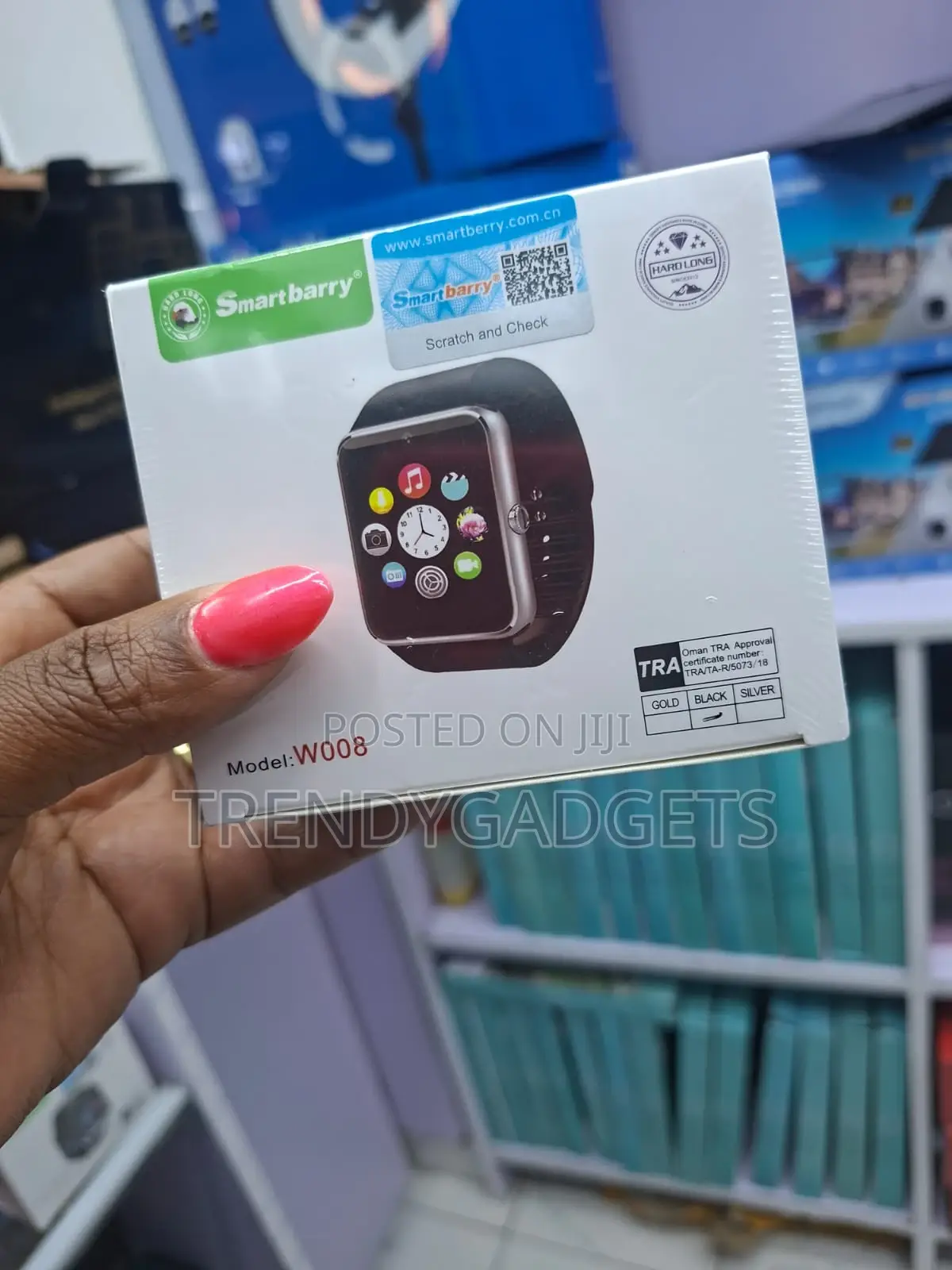 Smartberry W008 Fitness Smartwatch With Anti-Lost Feature