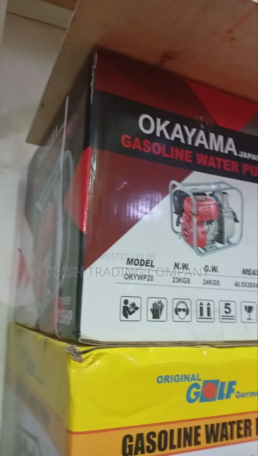 2" Japan Gasoline Water Pump 2 Inch High Pressure