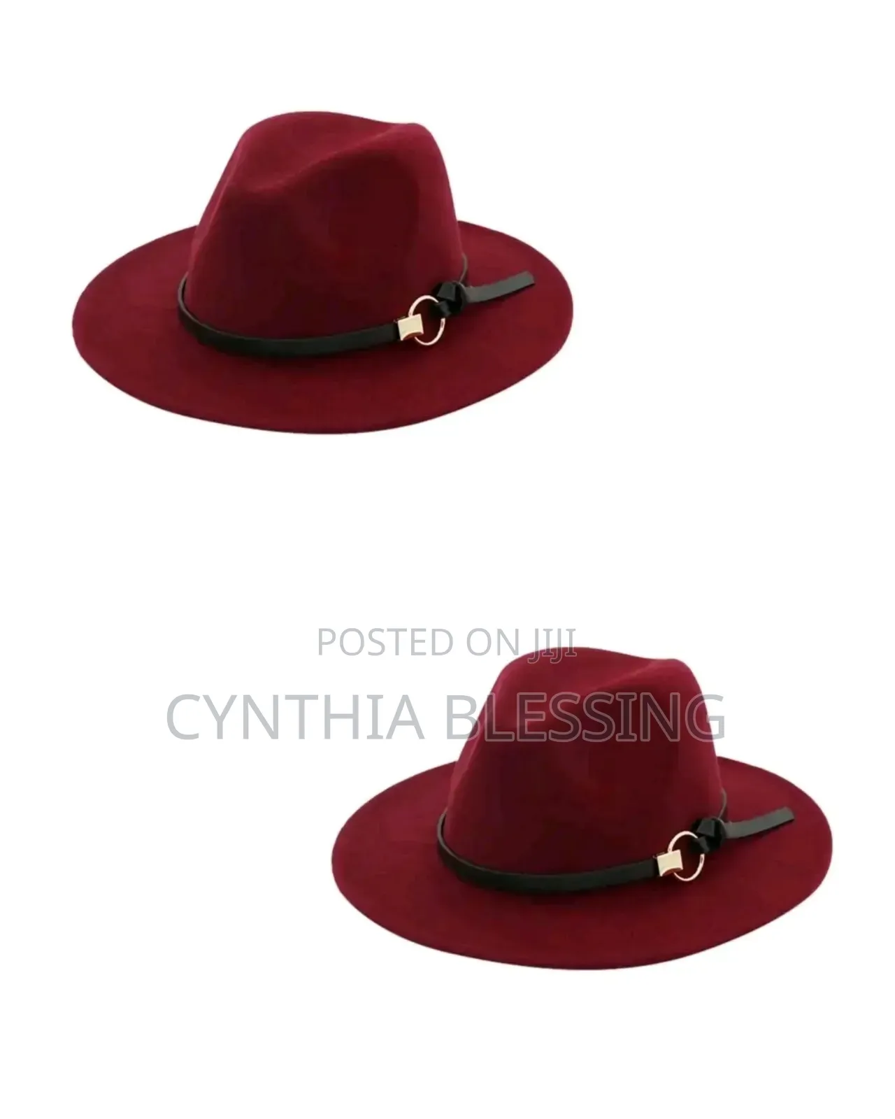 Fashion Fedora Hat _Maroon