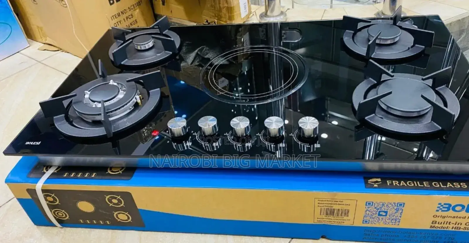 5 Burner Bolesi Cooker Inbuilt
