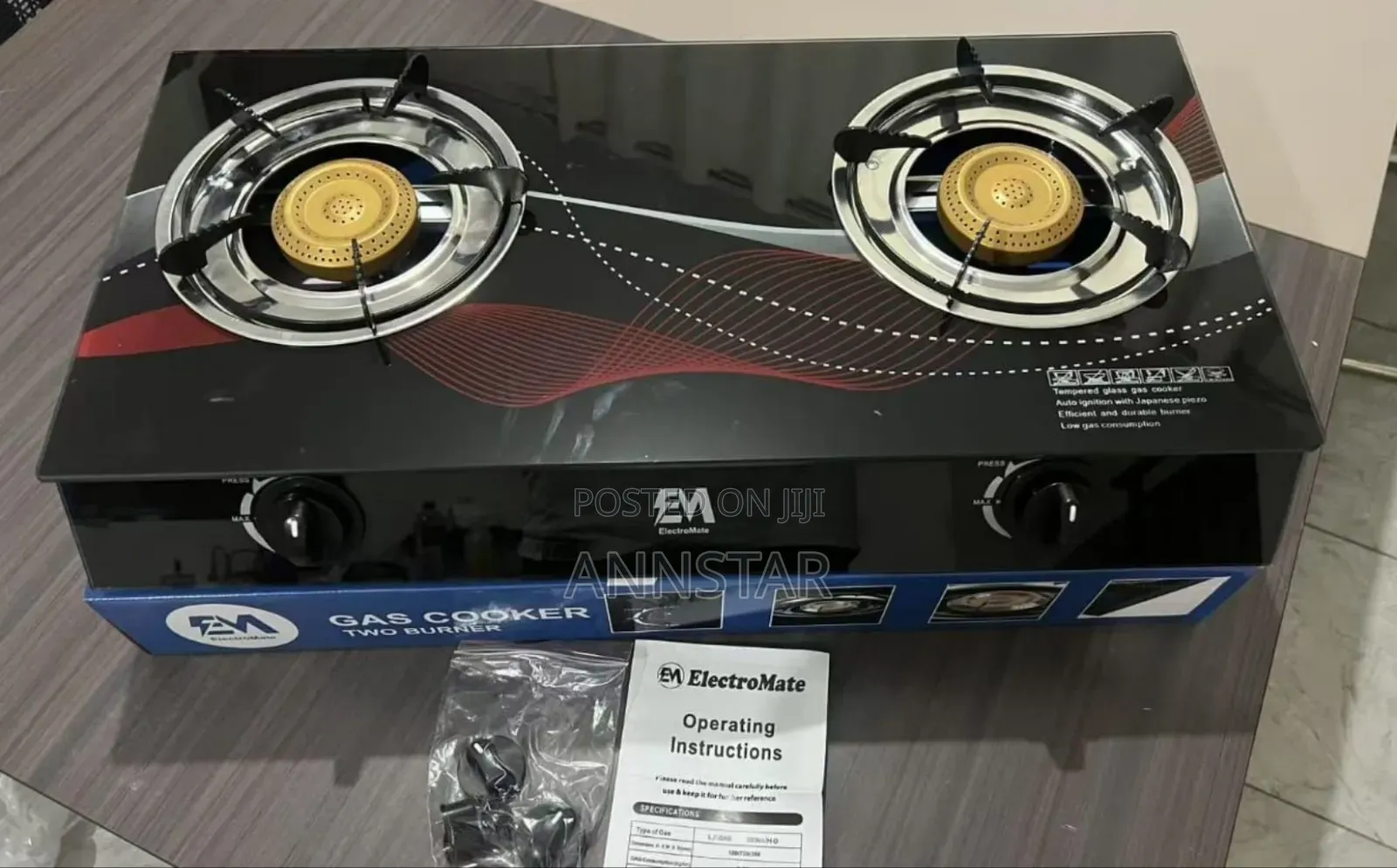 Two Burner Cooker Glass Top
