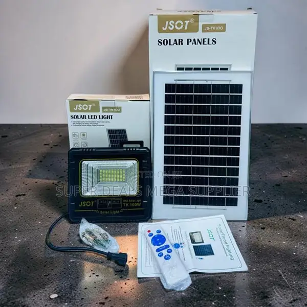Weather-Resistant 100w Watts Outdoor Security Led Solar Flood Light