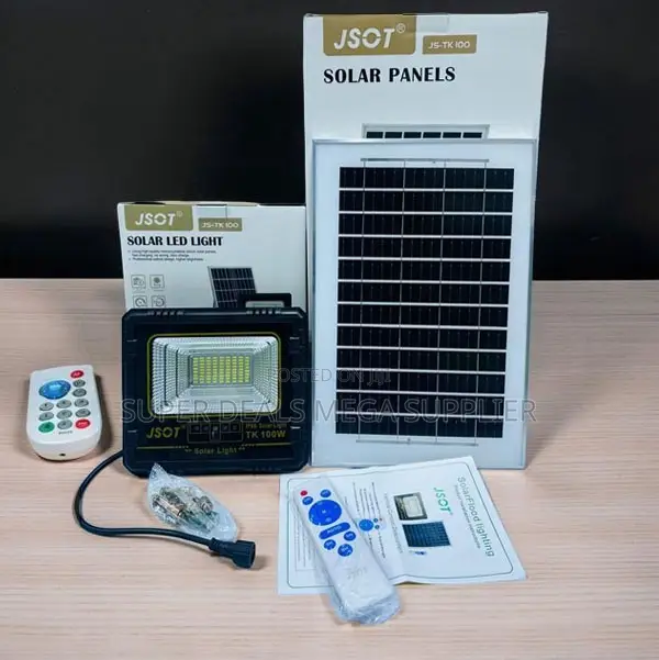 Eco-Friendly 100w Watts Outdoor Security Led Solar Flood Light