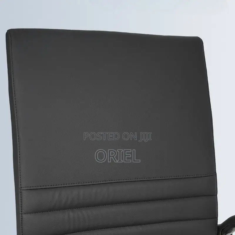 Office Chair : Visitor Waiting Leather Padded Chair.