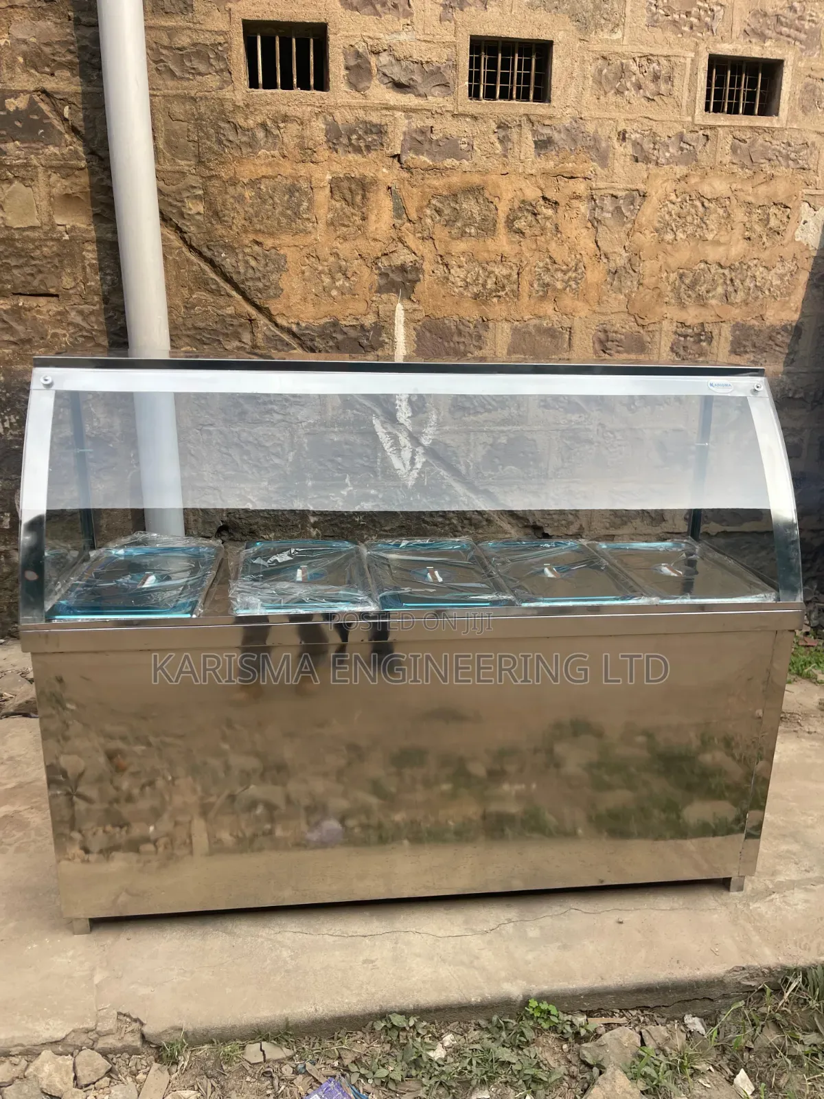 Stainless Steel Commercial Food Warmer Display