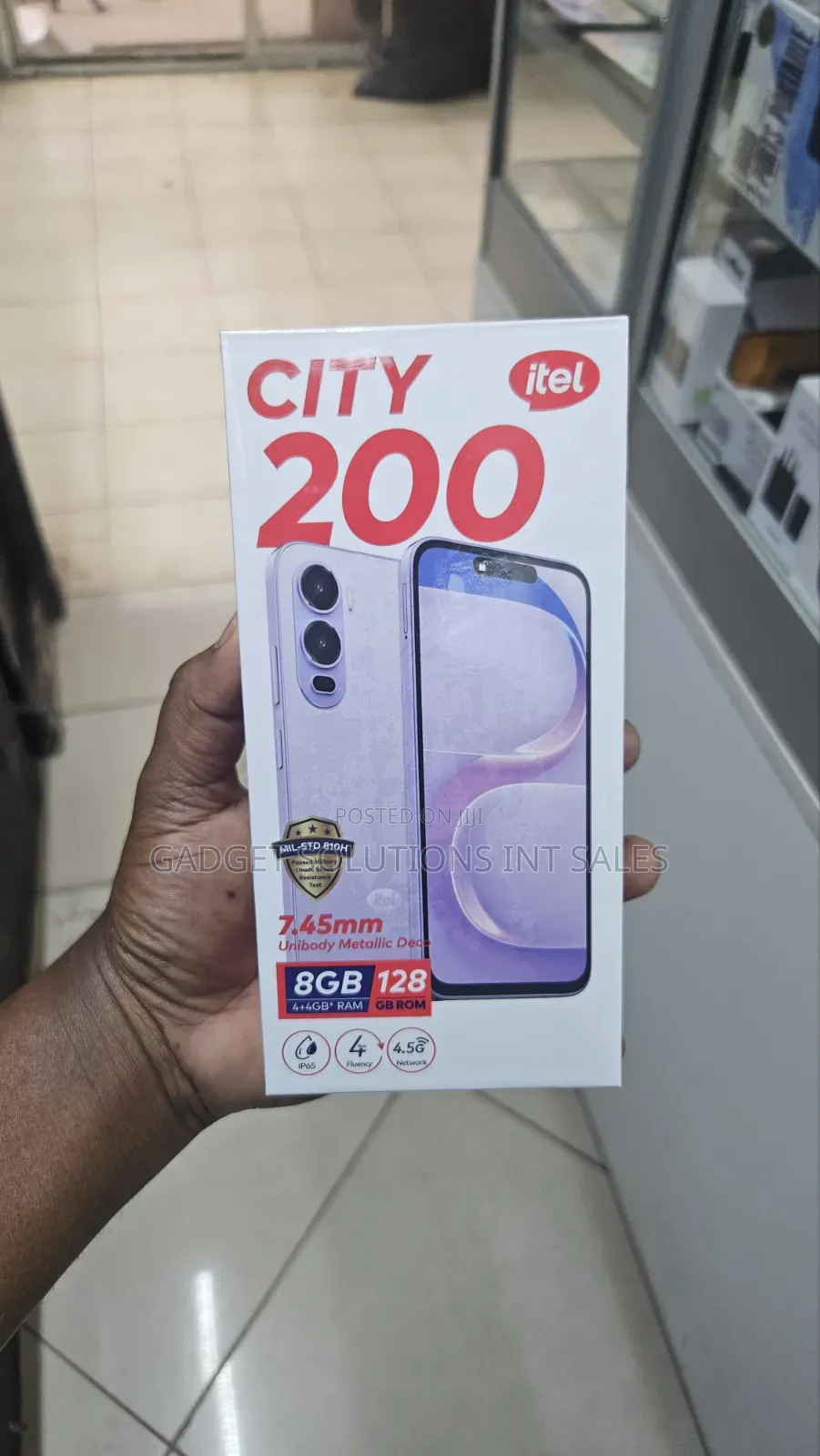 New Itel City 200 128 GB Black