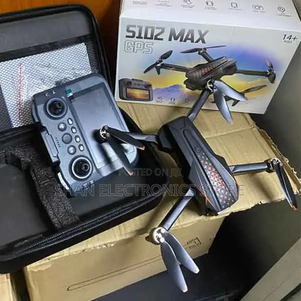 One-Key Takeoff S102 GPS Rc Quadcopter –Foldable Hd Drone for Outdoor