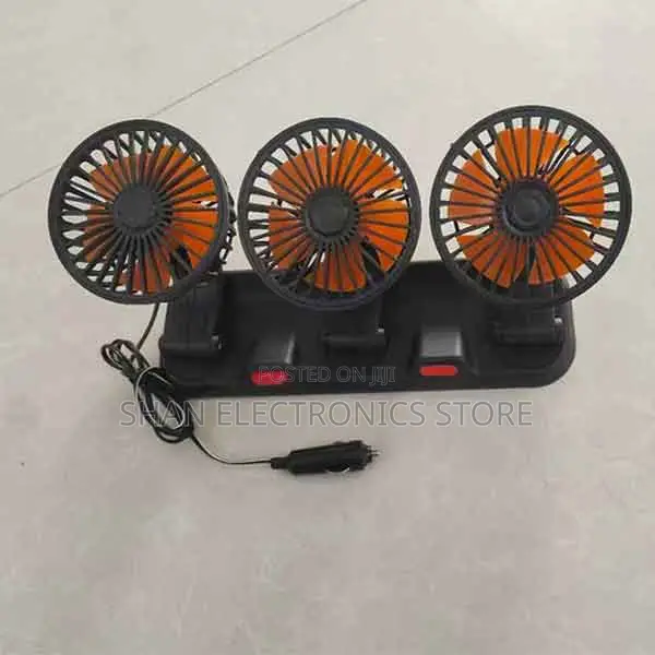 Triple Head Car Cooling Fan Triple Car Fan 888 High Power