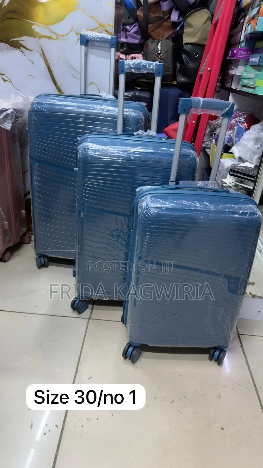 Unbreakable Rubber Suitcase 3 in 1 Size 30 ( 75cm, 69cm, 59cm)
