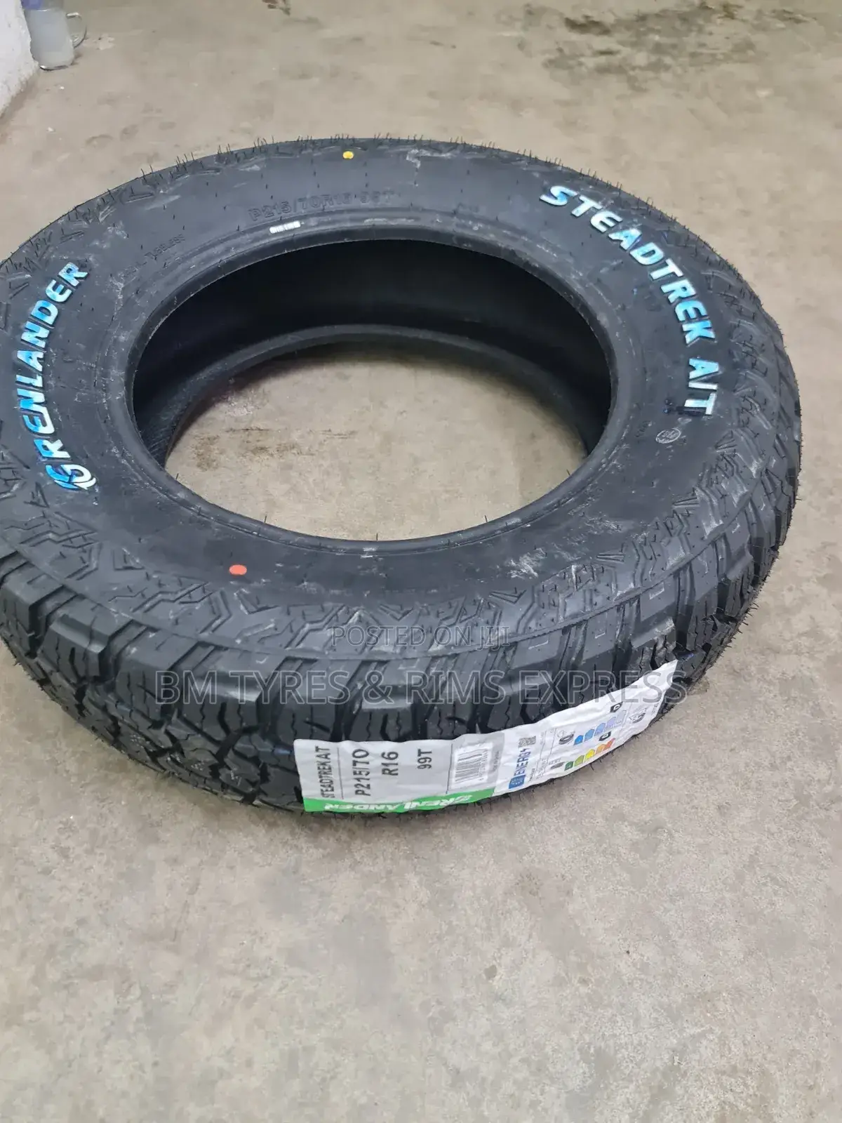 215 /70 R16 Grenlander Tires (Steadtrek) All Terrain.