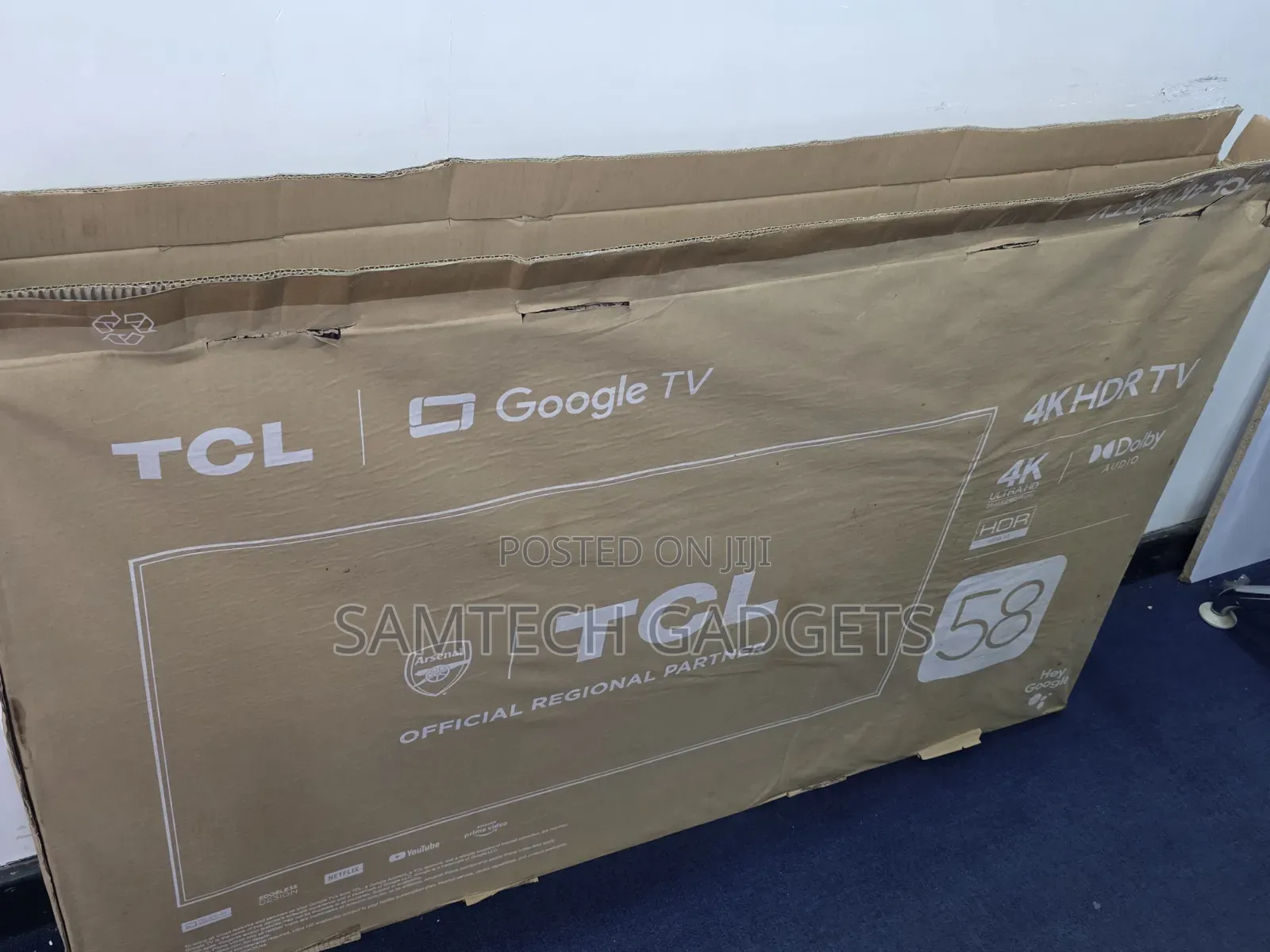 TCL 58' HDR Google Tv