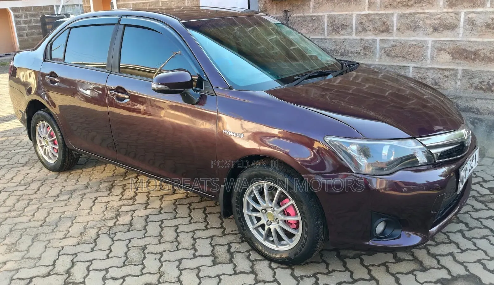 Toyota Axio 2015 Maroon