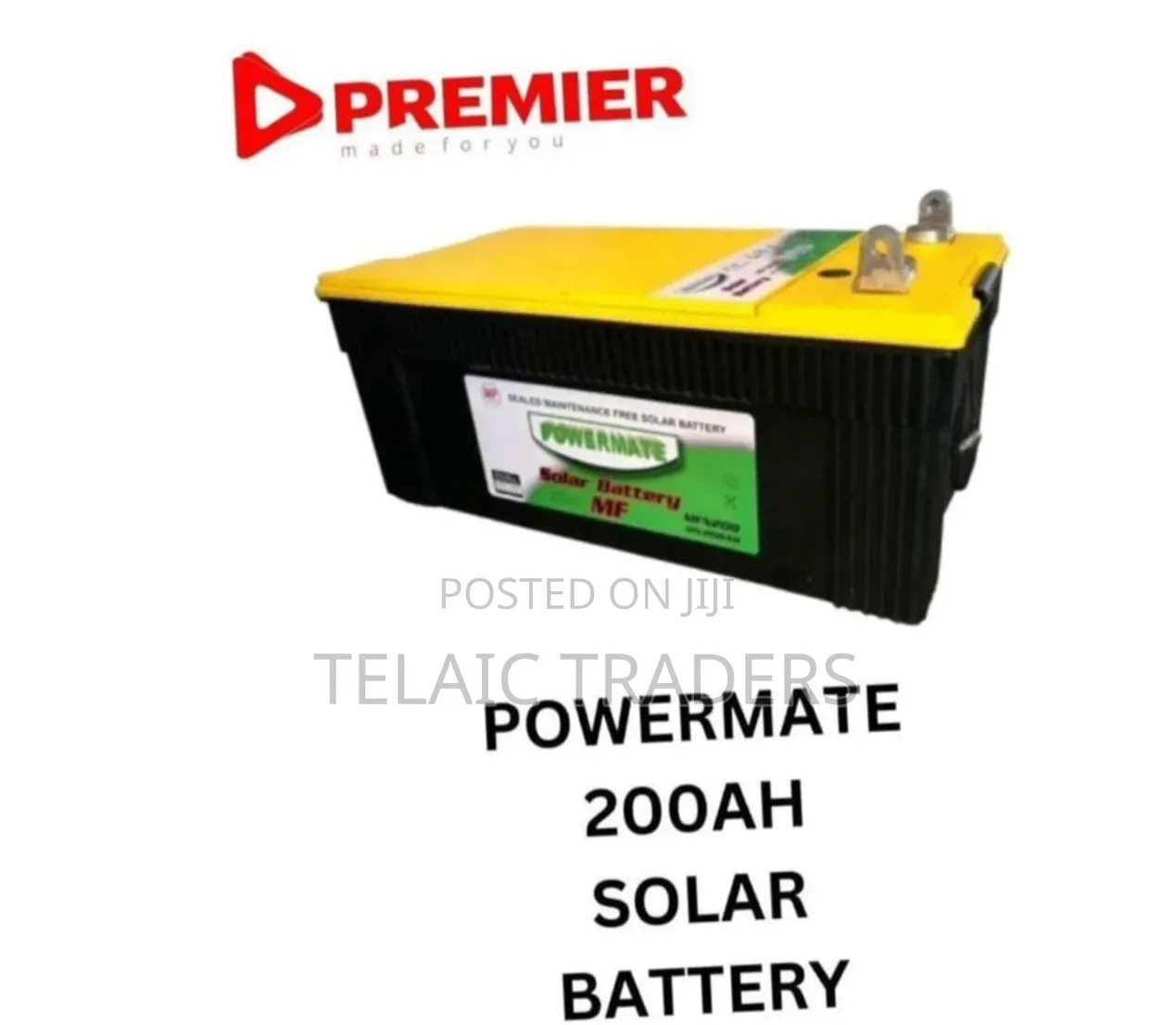 Premier Powermate 200ah Solar Battery