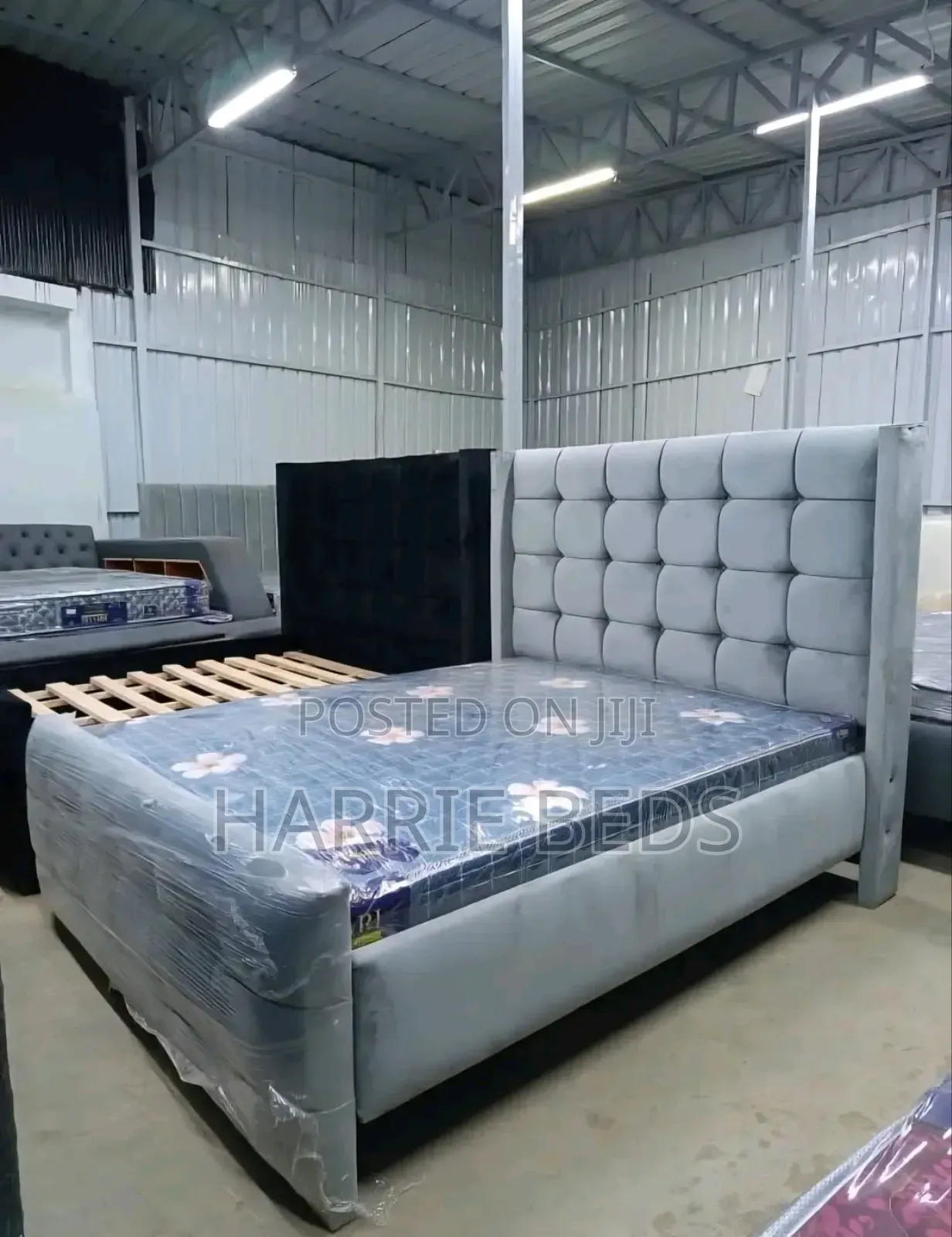 Modern Cheaster Bed +Mattress 5 By6