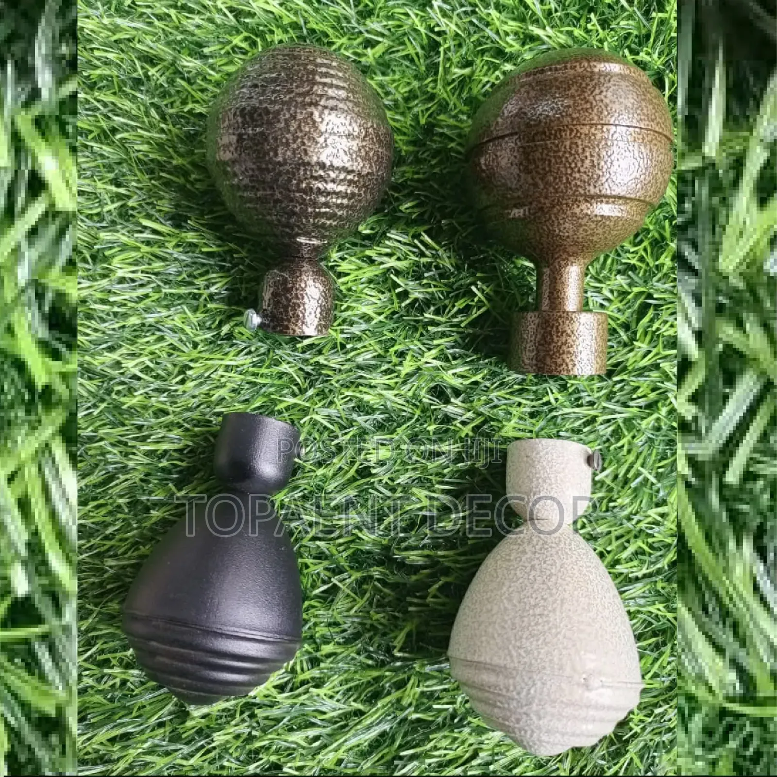 Different Designs, Different Colours, Powder Coated Window Rod Flowers
