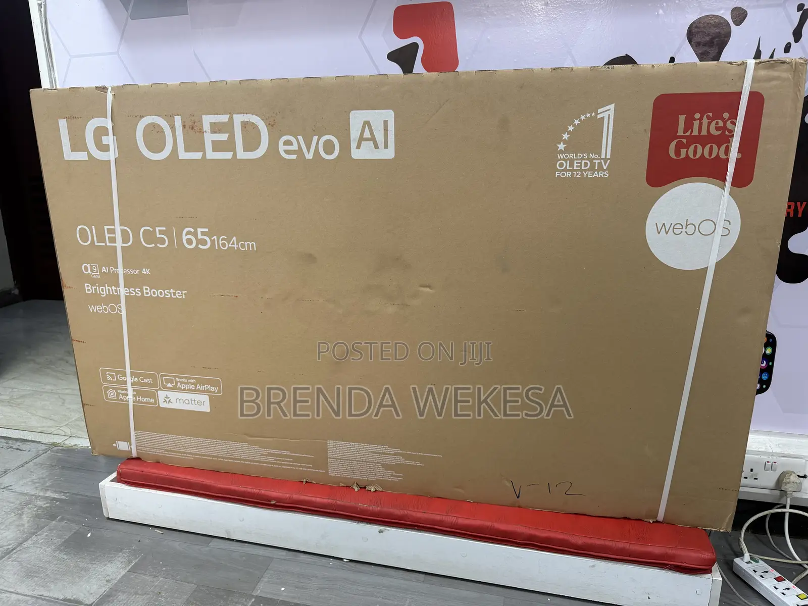 LG 65 Inch Oled Evo Ai C5 HDR Smart TV 65c5