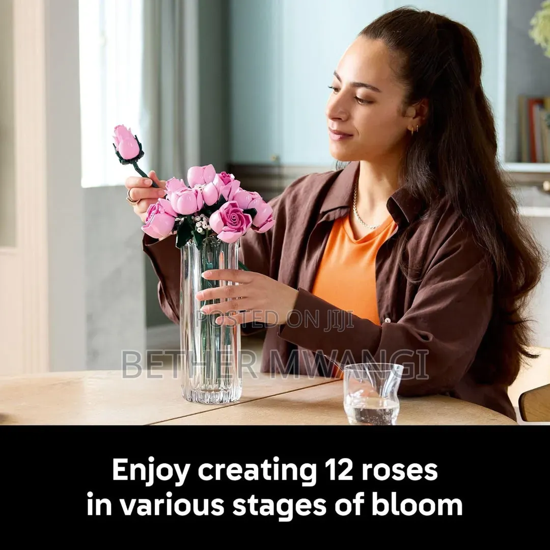Lego Bouquet of Pink Roses