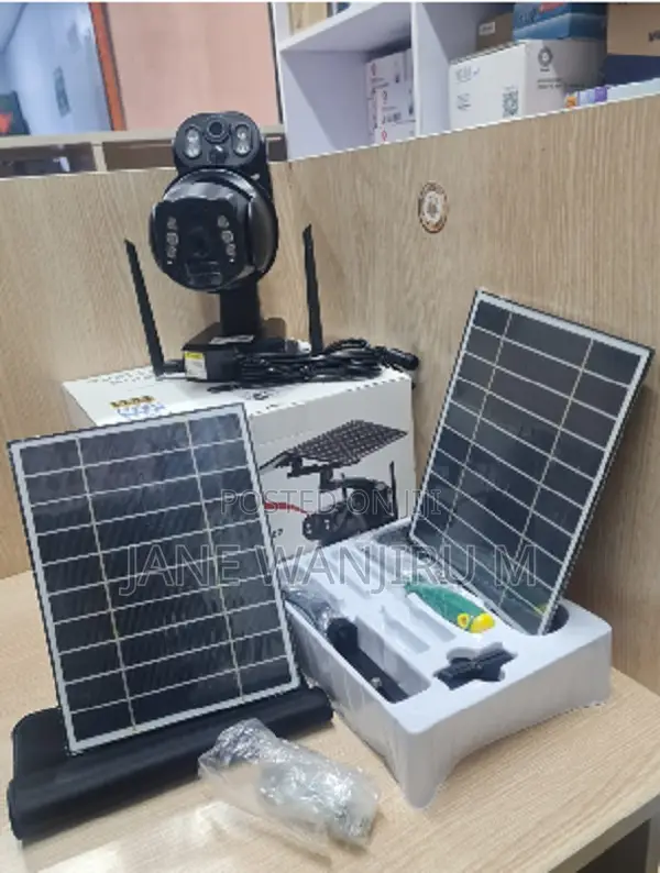 6mp Ubox Dual Screen Solar Security Camera – 4g Lte PTZ