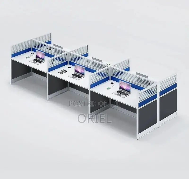 Office Workstation : 6-Seater Staff Office Workstation