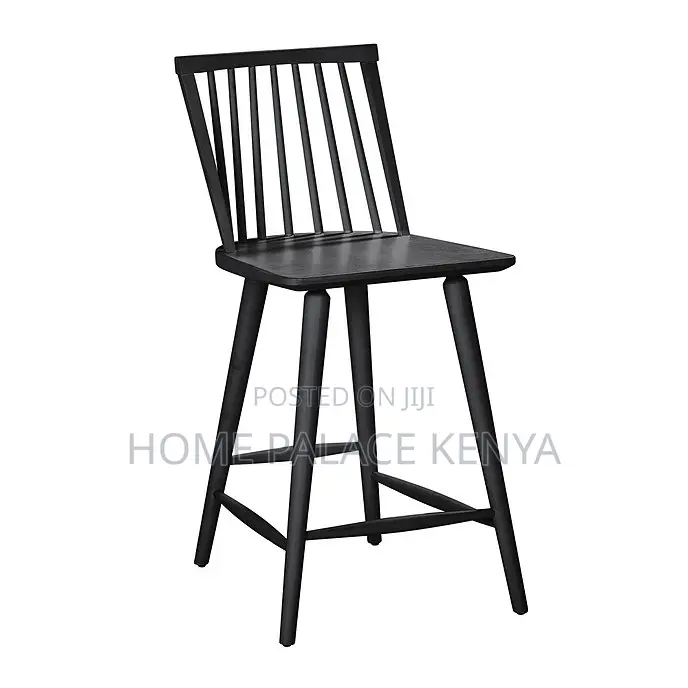 Kitchen Stool: Spindle Back High Bar Stool