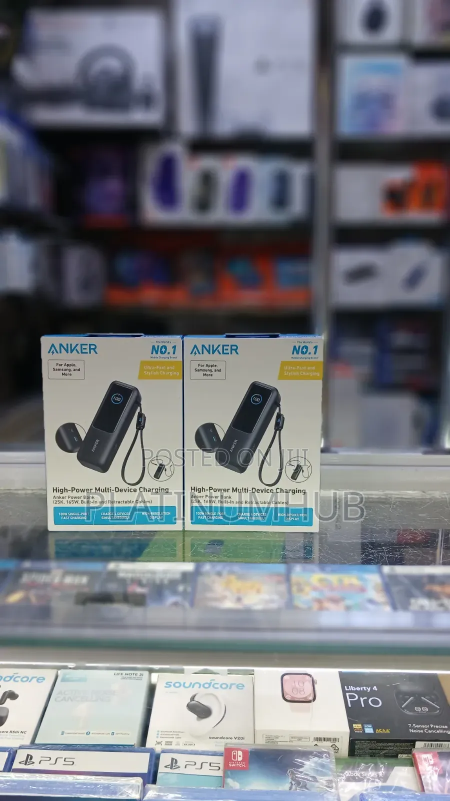 High-Power Multi-Device Charging Anker Powerbank