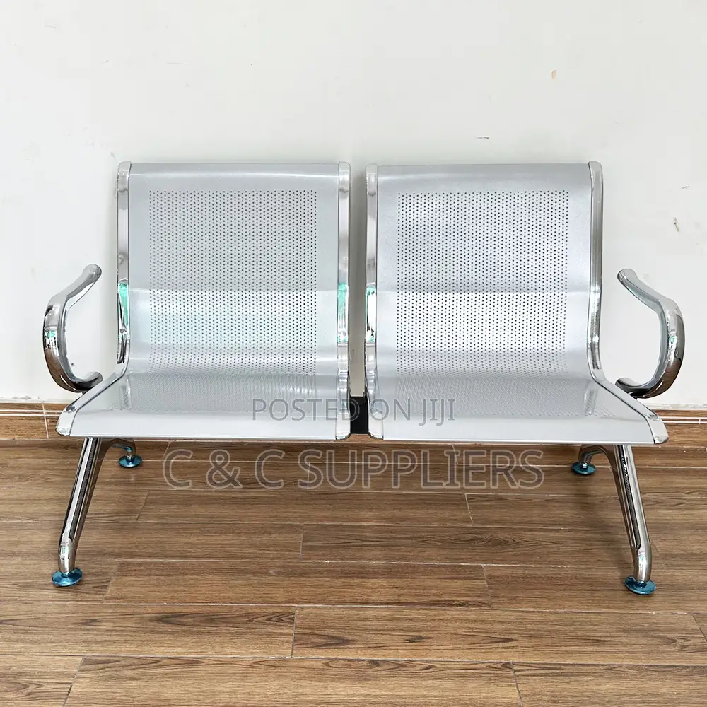 2-Seater Non Padded Waiting Bench.