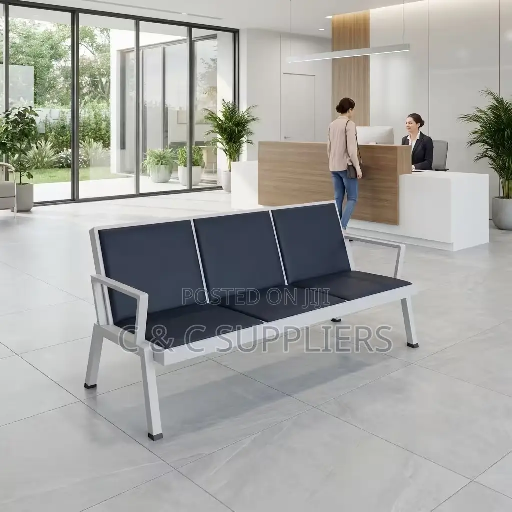 Modern Airport 3-Seater Visitor's Bench