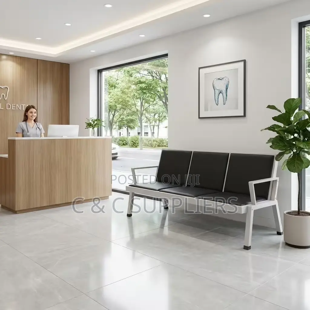 Modern Airport 3-Seater Visitor's Bench