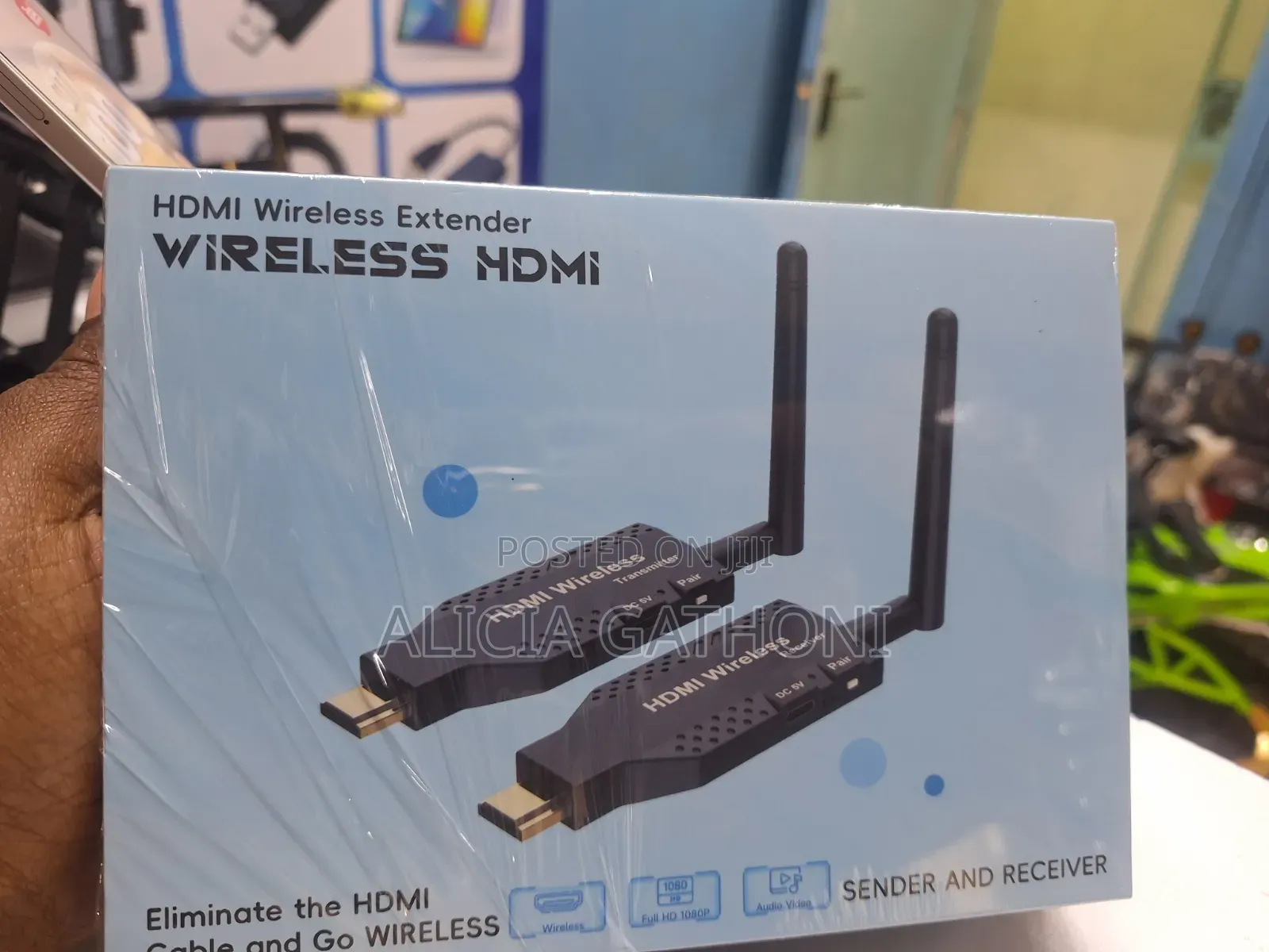 Wireless Hdmi Extender 50m With Powered Transmitter