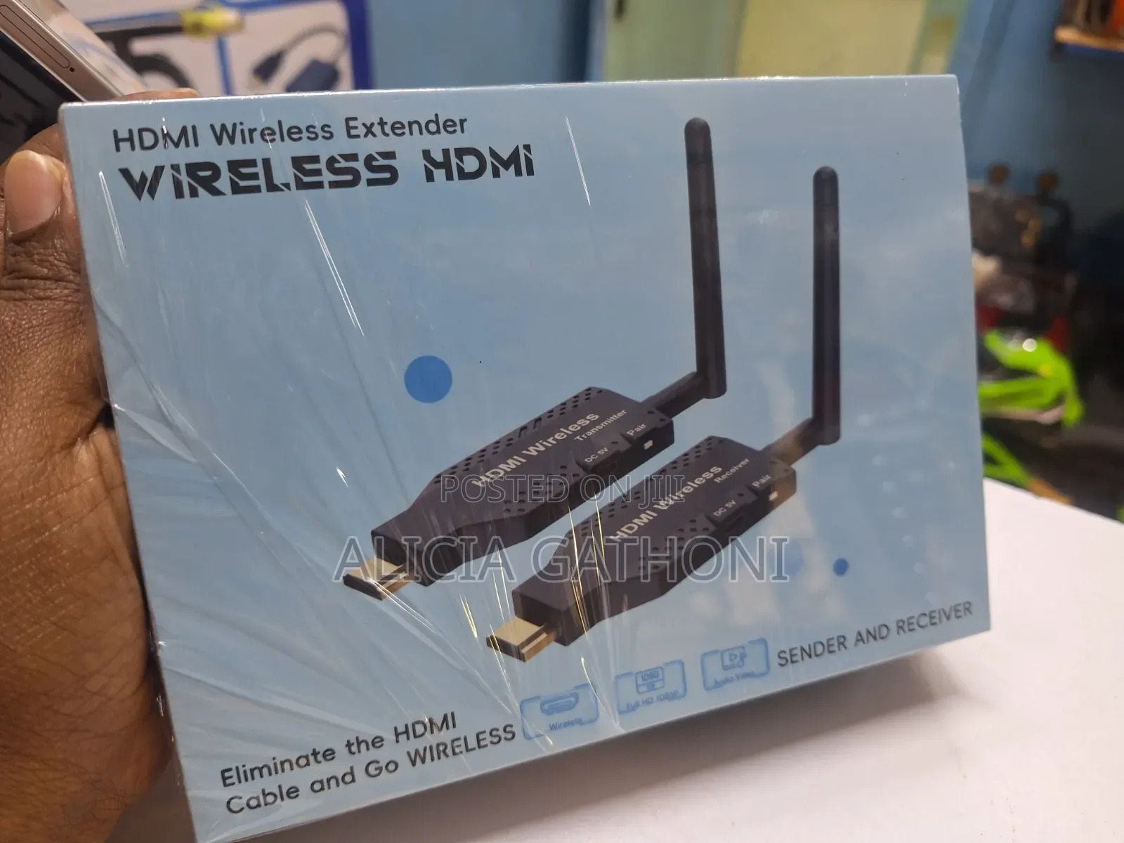 Wireless Hdmi Extender 50m With Powered Transmitter