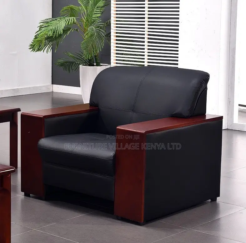 Executive 5-Seater Leather Sofa With Handrest