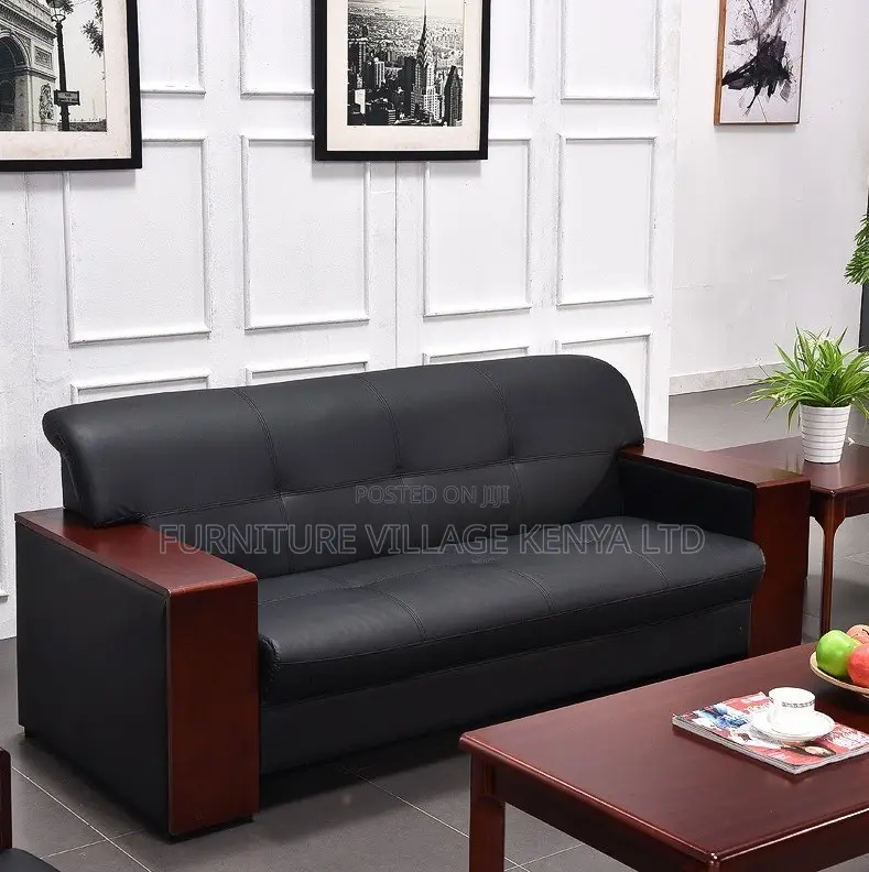 Executive 5-Seater Leather Sofa With Handrest