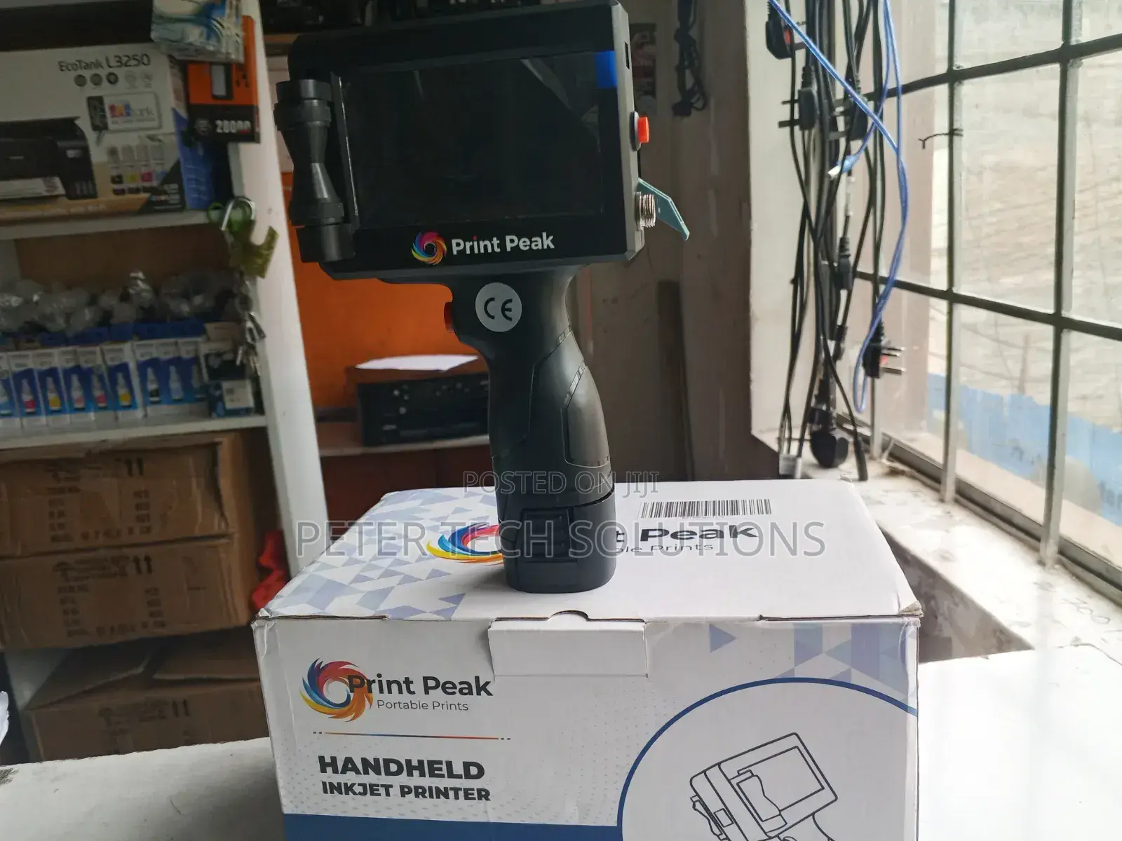 Print Peak Handheld Inkjet Printer for Multi-Surface Printing