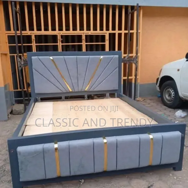 5x6 Grey Mocket Bed -Delivery Free