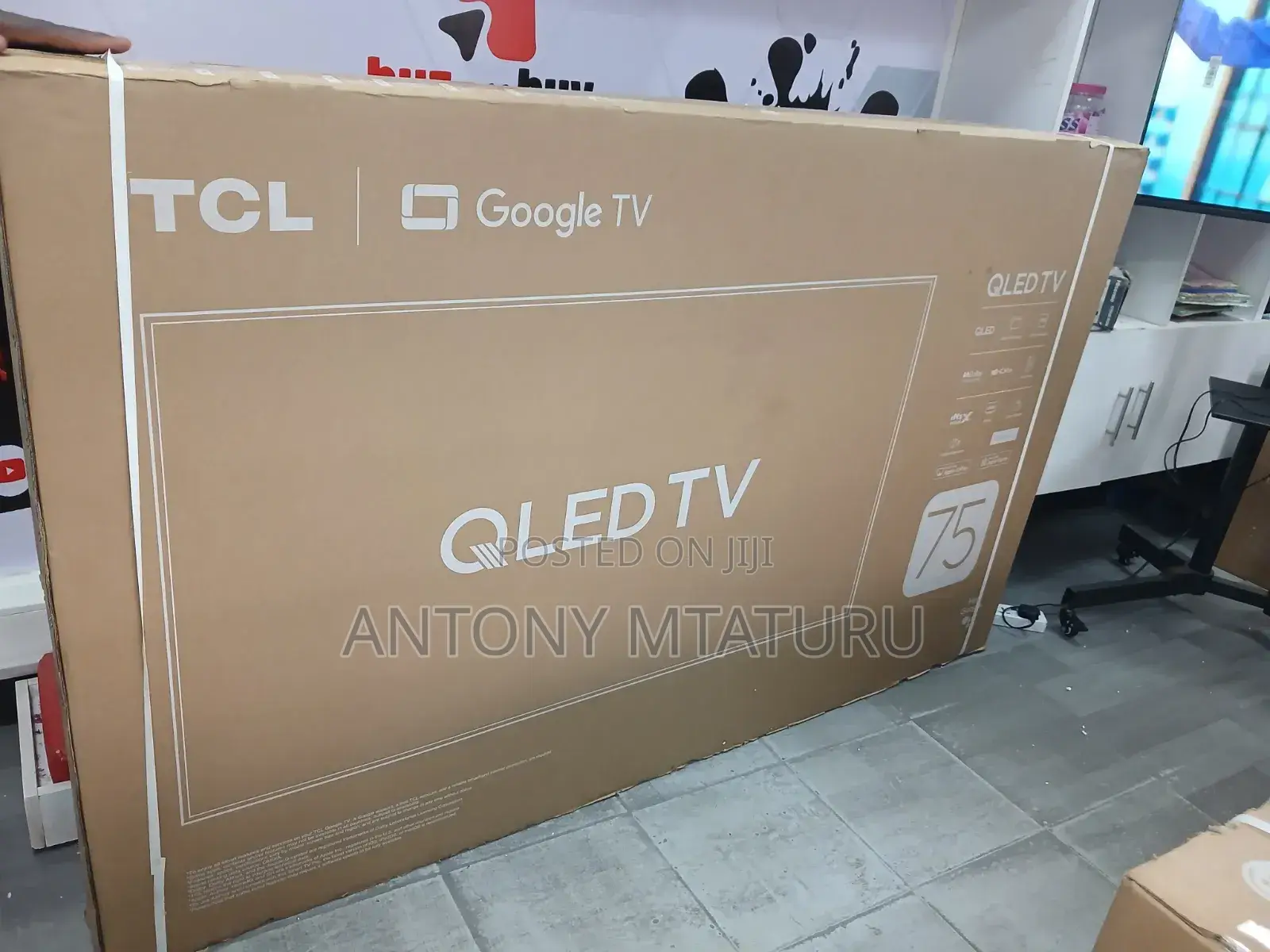 TCL 75 Inch Qled Smart Tv 75t6d Dolby Vision Kenya