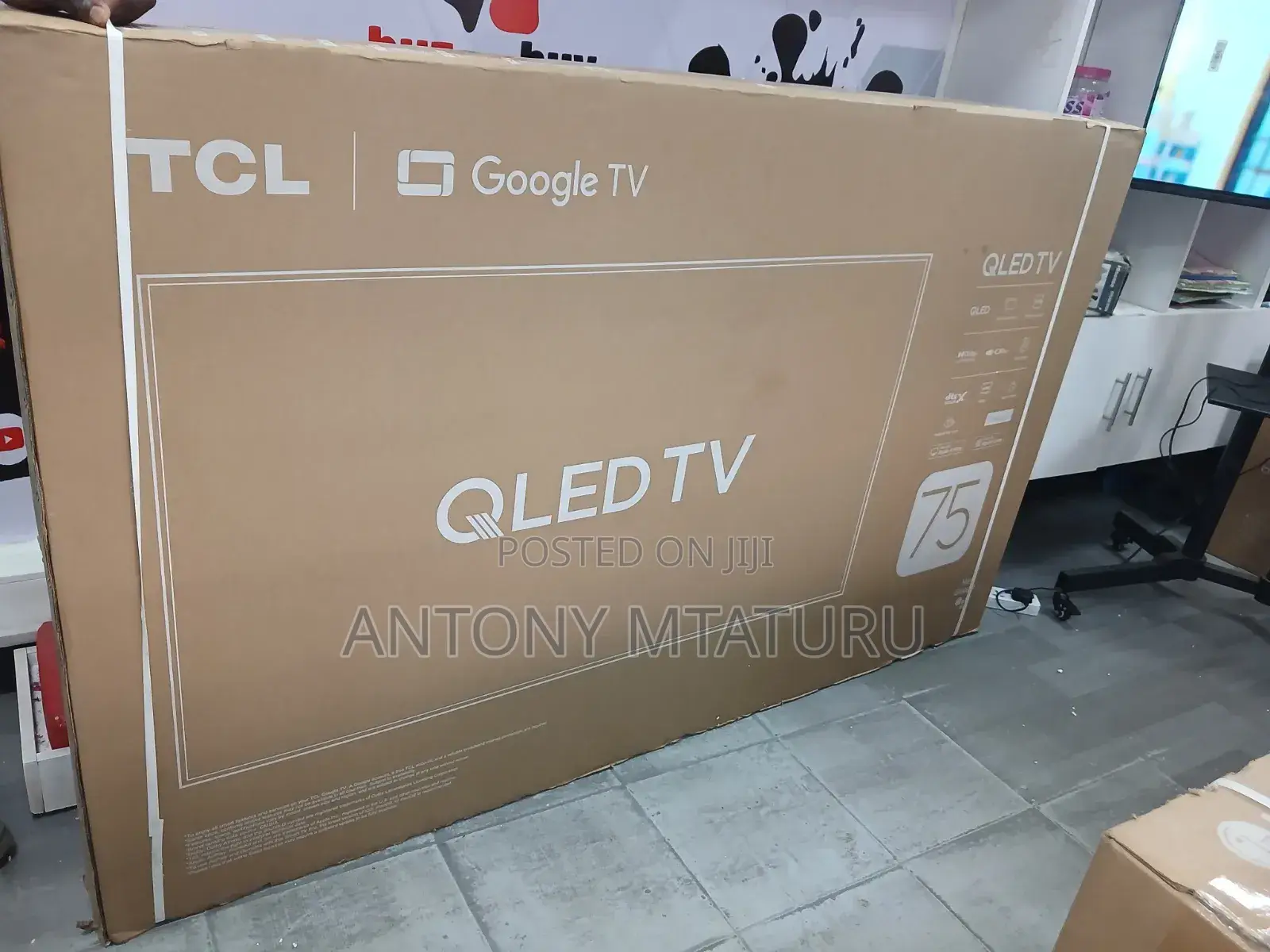 TCL 75 Inch Qled Smart Tv 75t6d Dolby Vision Kenya