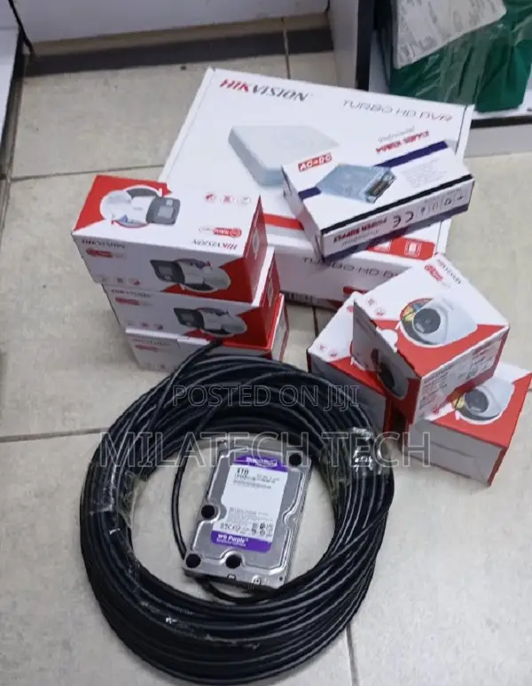 Hikvision Ai Smart Hybrid 8 Camera CCTV Kit – Motion Detection