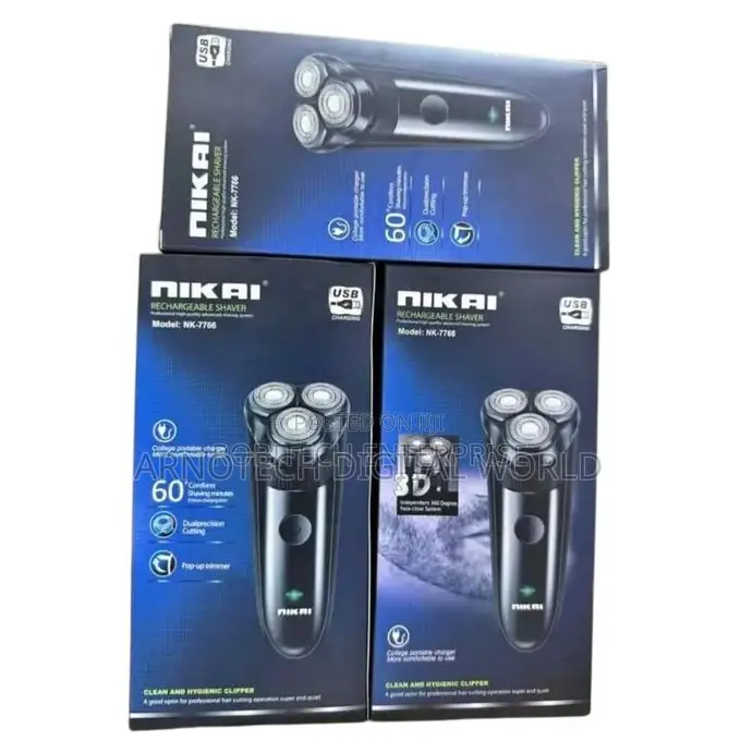Three Rotary Heads Nikai Rechargeable Smoother