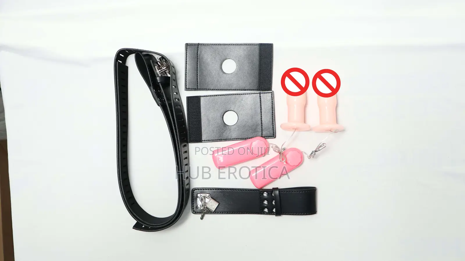 Adjustable Chastity Harness With Dual-Vibration Control