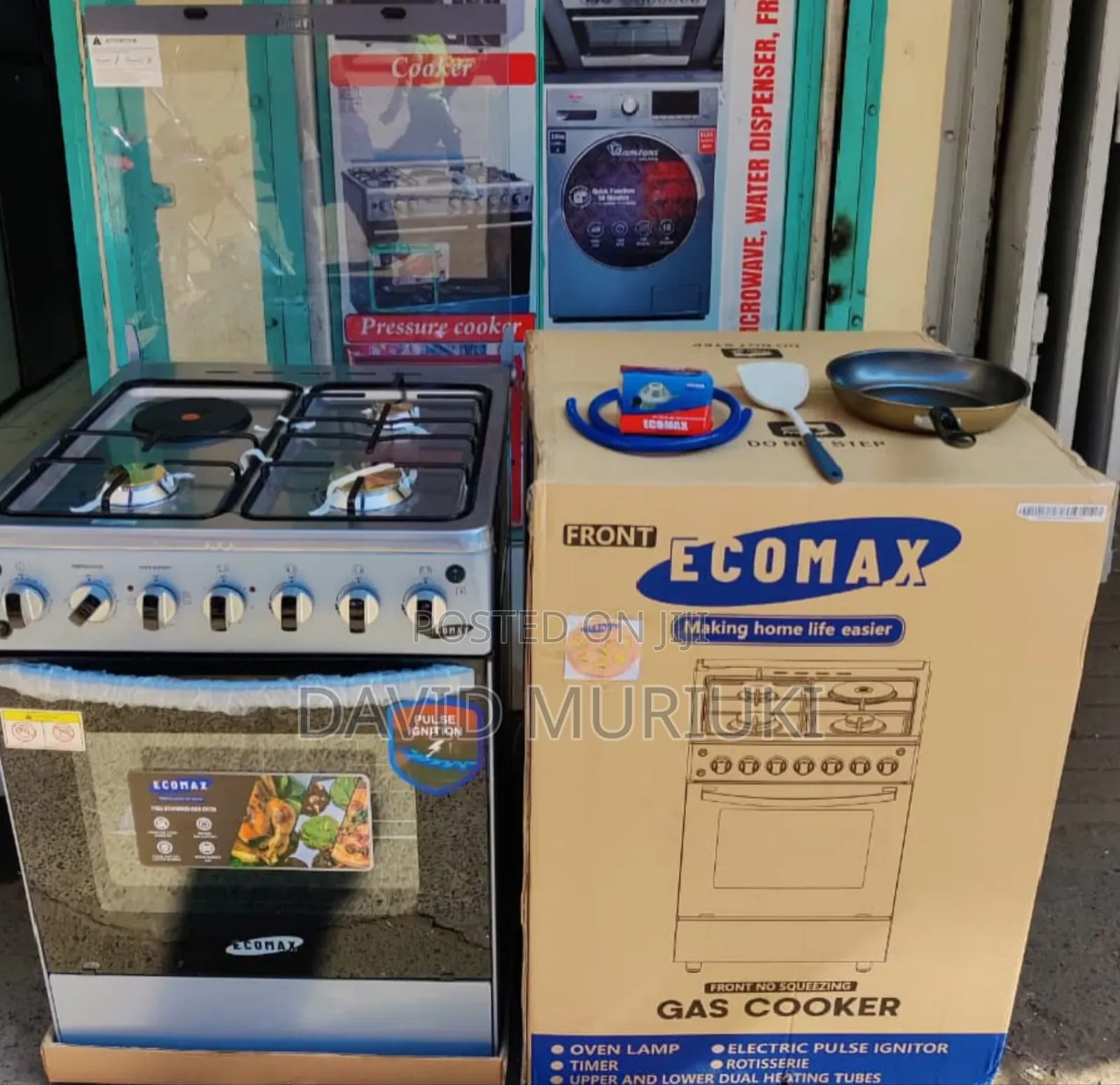 50*55 Ecomax 3+1 Standing Cooker.