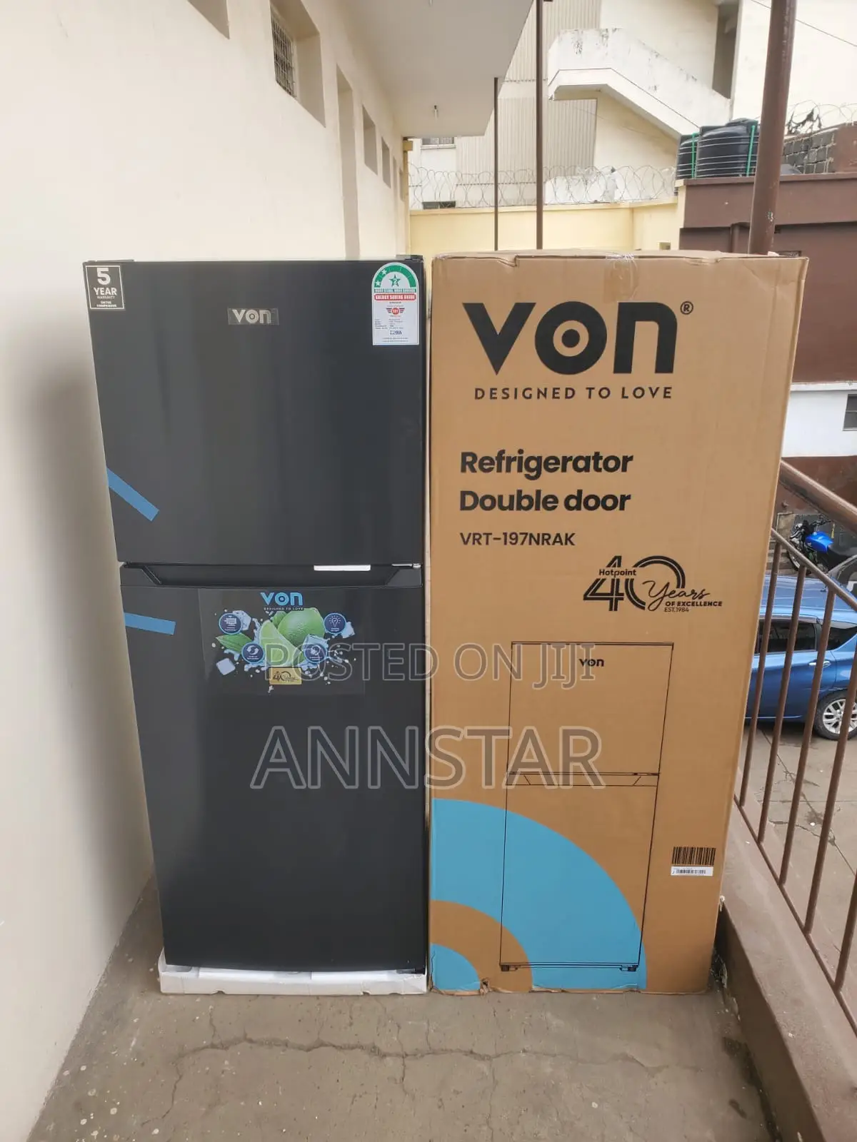 197 Litres No Frost Von Fridge
