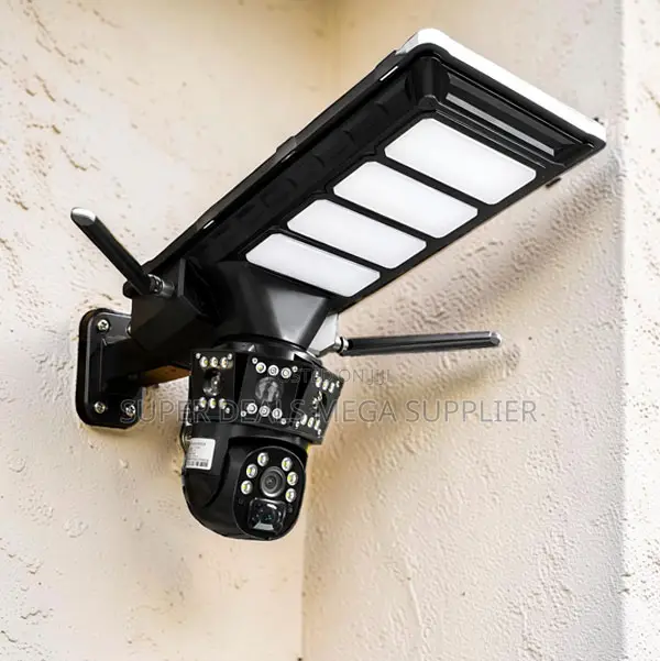 4g PTZ Pir Human Detection Solar Camera With Led Solar Street Light