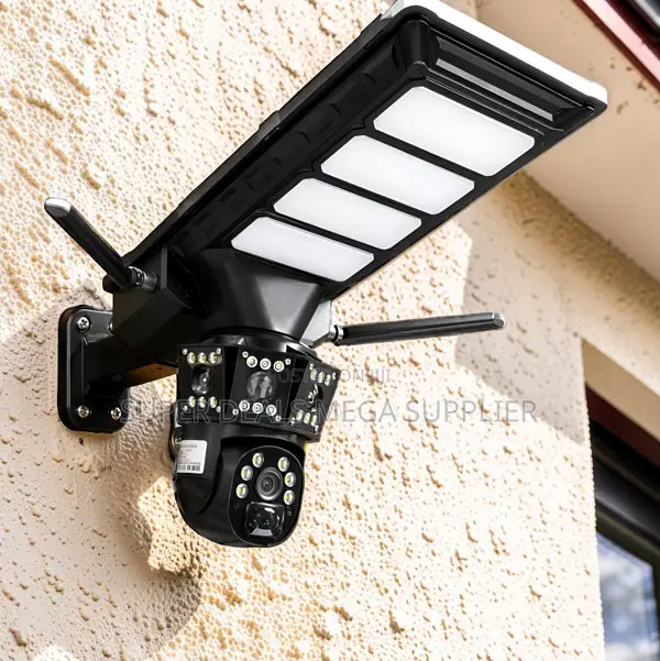4g PTZ Mobile Monitoring Solar Camera With Led Solar Street Light