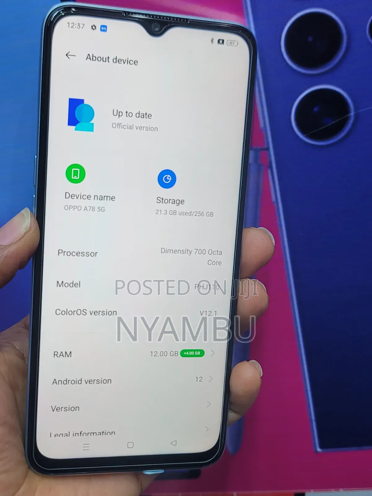 Oppo A78 5G 256 GB Blue