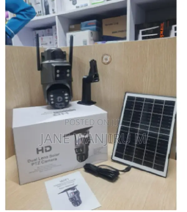 Wireless 4g Solar PTZ Camera – Hd 4mp Dual Lens
