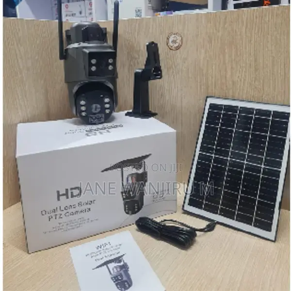 4mp Dual Lens Solar Security Camera – 4g Lte PTZ