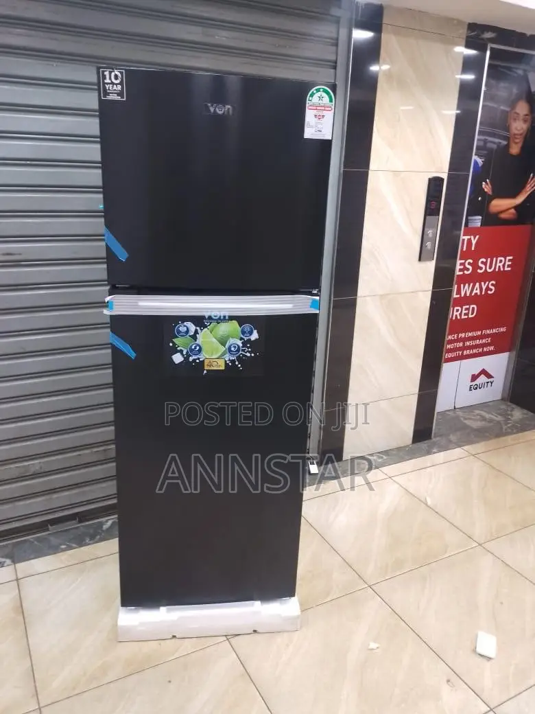 Von 334l Non Frost Dark Inox Fridge